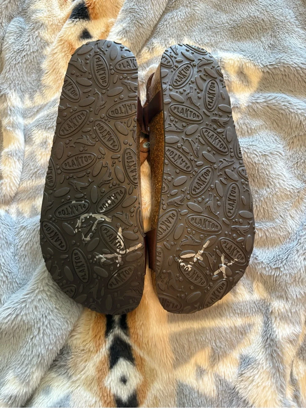 Brown Leather Slingback Sandals - Women